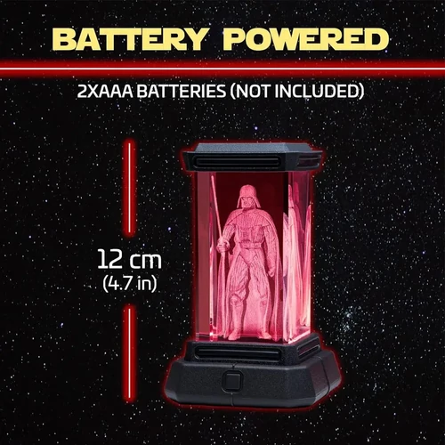 Star Wars Darth Vader színváltós hologramos hangulatvilágítás