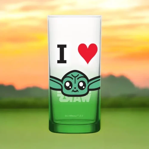 Star Wars Baby Yoda üvegpohár - 290 ml