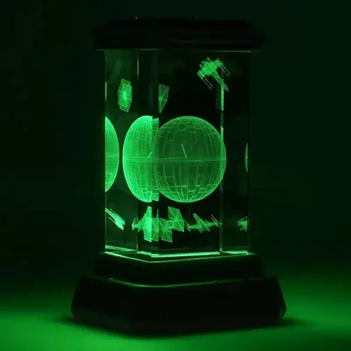 Star Wars színváltós holografikus hangulatvilágítás - Halálcsillag