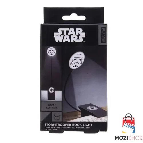 Star Wars rohamosztagos könyvre csiptethető olvasó lámpa