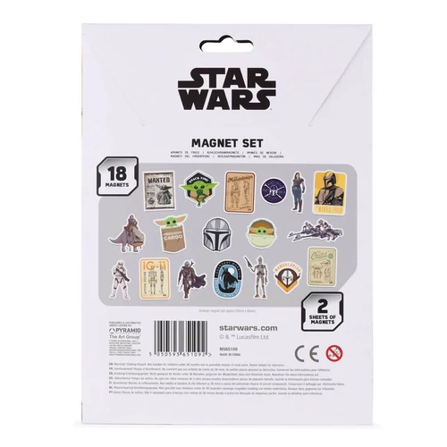 Star Wars The Mandalorian hűtőmágnes szett