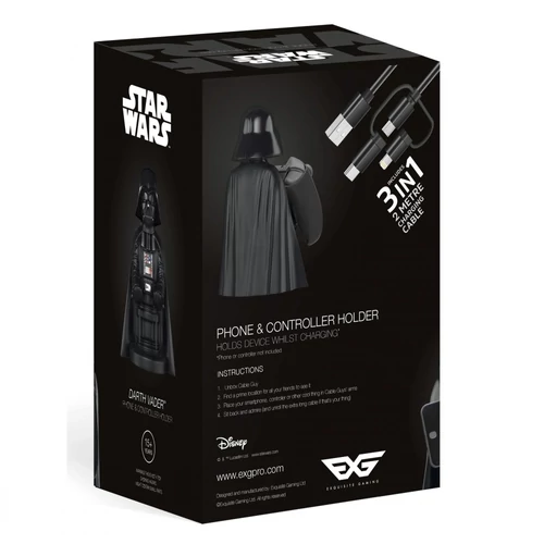 Star Wars Darth Vader telefon és konzol kontroller tartó figura töltéshez