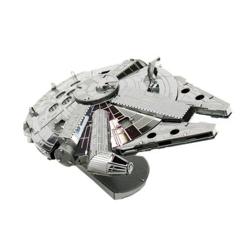 Metal Star Wars Millennium Falcon űrhajó - lézervágott acél makettező szett