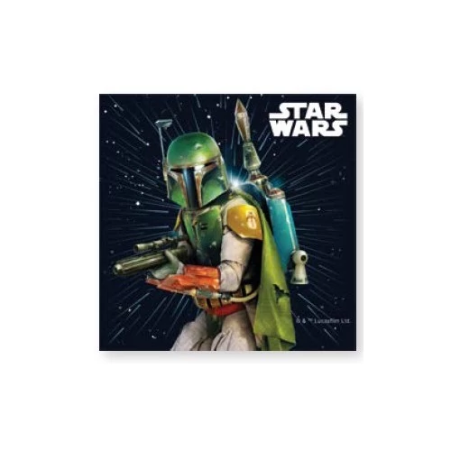 Star Wars szalvéta - Boba Fett - 20 db-os csomag