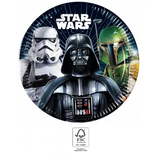 Star Wars papírtányér 20 cm 8 db-os szett - Galaxy