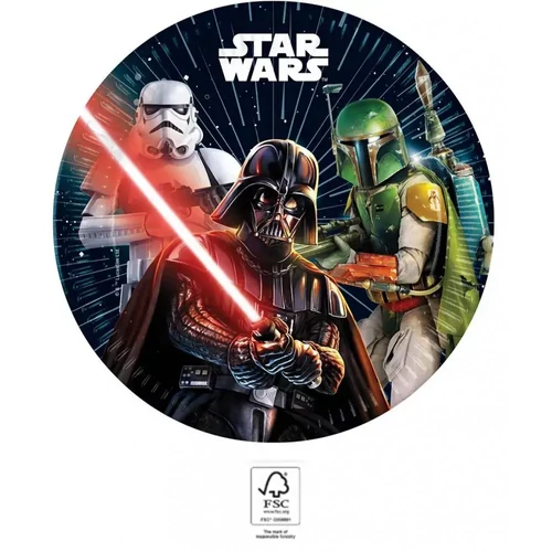 Star Wars papírtányér 23 cm 8 db-os szett - Galaxy