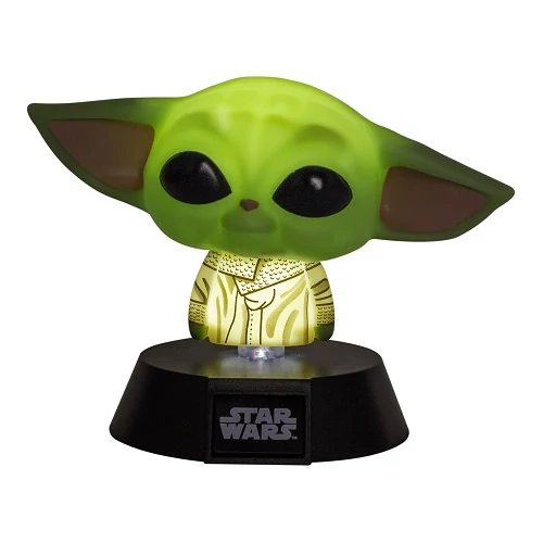 The Mandalorian Baby Yoda 3D ikon hangulatvilágítás