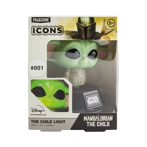 The Mandalorian Baby Yoda 3D ikon hangulatvilágítás