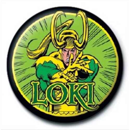 Bosszúállók Loki kitűző - Retro Comics