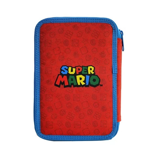 Super Mario töltött tolltartó - 2 emeletes