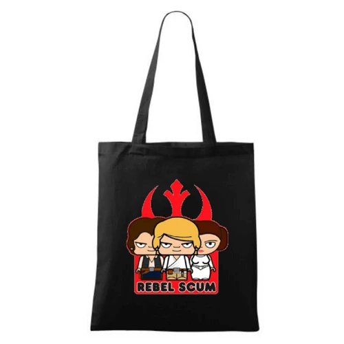 Fekete Rebel Scum vászontáska