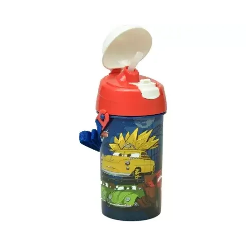 Disney Verdák műanyag szívószálas kulacs akasztóval 500 ml - Lightyear