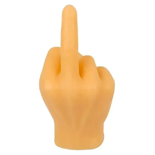 Középső ujj formájú szappan