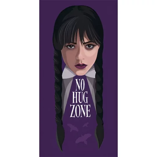 Wednesday törölköző, fürdőlepedő 70x140cm - No Hug Zone
