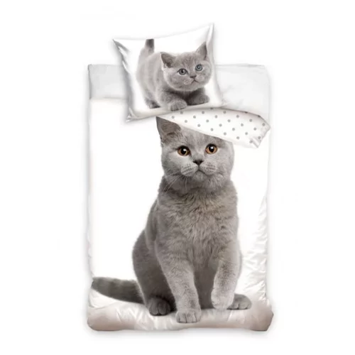 Cicás ágyneműhuzat garnitúra - Purrfectly Grey