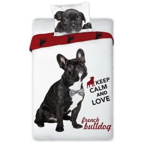 Kutyás ágyneműhuzat garnitúra - Mr. Francia Bulldogs