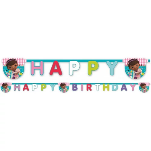 Dr. Plüssi Happy Birthday felirat 2,2 méter 
