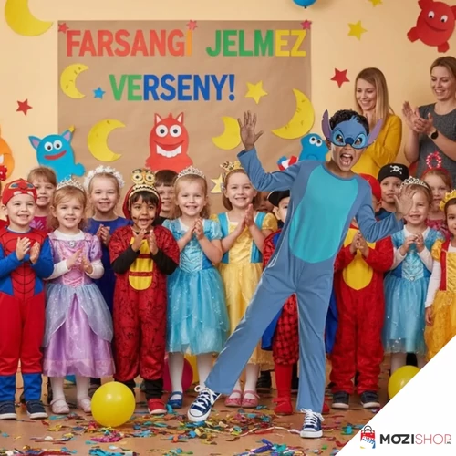 Disney Lilo és Stitch, A csillagkutya jelmez - 5-6 éves gyerekeknek, S méret - Basic