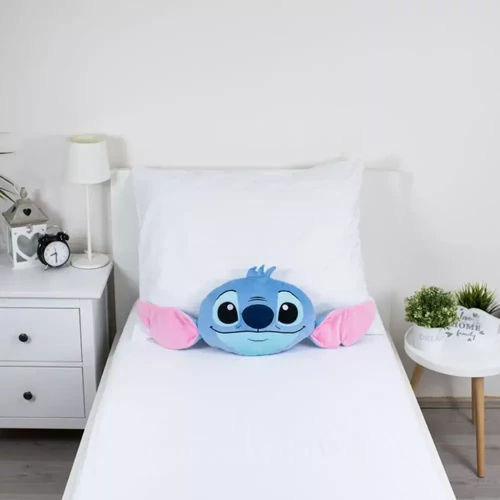 Disney Lilo és Stitch, a csillagkutya formapárna, díszpárna 35x30 cm - Blue 3D