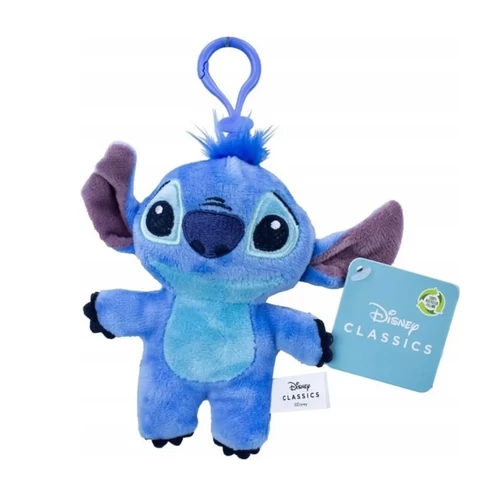 Lilo és Stitch, A csillagkutya plüss figura, táskadísz akasztóval 14 cm