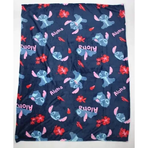 Disney Lilo és Stitch, A csillagkutya flanel takaró 110x150cm - Aloha