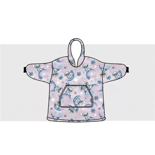 Disney Lilo és Stitch, A csillagkutya belebújós plüss polár takaró, poncsó 7-14 év - Dreamy