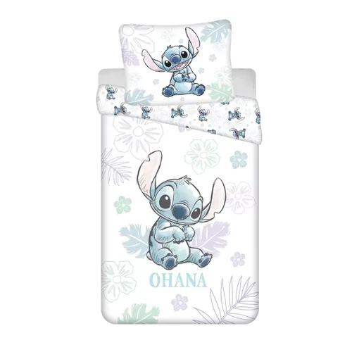 Disney Lilo és Stitch ágyneműhuzat garnitúra 140×200 cm, 70×90 cm - Ohana White 