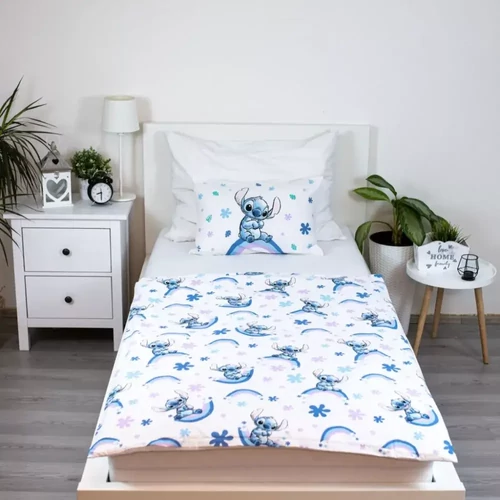 Disney Lilo és Stitch gyerek, ovis ágyneműhuzat garnitúra 100×135 cm, 40×60 cm - Rainbow