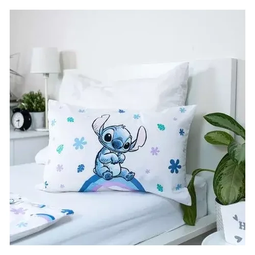 Disney Lilo és Stitch gyerek, ovis ágyneműhuzat garnitúra 100×135 cm, 40×60 cm - Rainbow