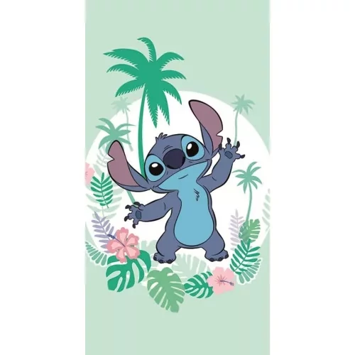 Disney Lilo és Stitch, A csillagkutya törölköző, fürdőlepedő 70x140cm - Green