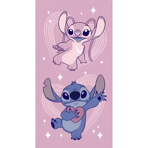 Disney Lilo és Stitch, A csillagkutya törölköző, fürdőlepedő 70x140cm - Angel