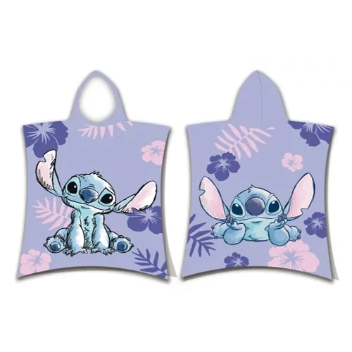 Disney Lilo és Stitch, A csillagkutya strand törölköző poncsó 50x115 cm 