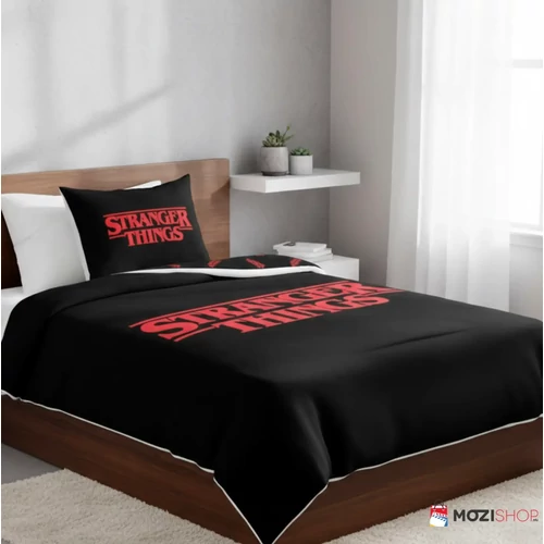 Stranger Things ágyneműhuzat garnitúra 140x200 cm, 70x90 cm - Logó