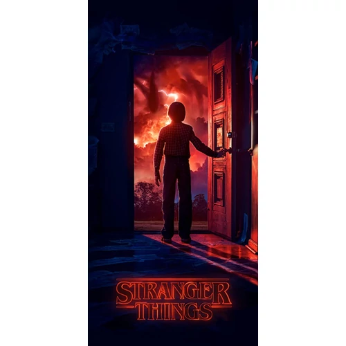 Stranger Things törölköző, fürdőlepedő - In the door