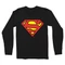 Superman - férfi hosszú ujjú póló - Classic Logó