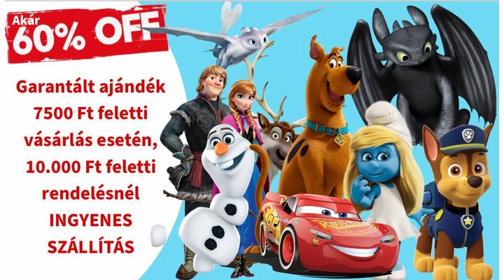 Mesehős ajándékok nyári akciója a MoziShop.hu áruházban