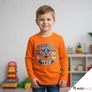 Mancs őrjárat gyerek hosszú ujjú póló 6 év / 116 cm - Pawfect Orange