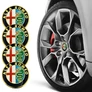 Alfa Romeo felni matrica szett - arany 56 mm-es, 3D kivitel