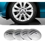 Citroen felni matrica szett - ezüst 56 mm-es, 3D kivitel
