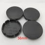 Fekete felniközép kupak szett - 56 mm-es 