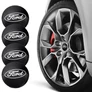 Ford felni matrica szett - fekete 56 mm-es, 3D kivitel