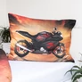 Motor ágyneműhuzat garnitúra - Fekete sportmotor 