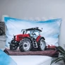 Traktor foszforeszkálós ágyneműhuzat garnitúra - Piros traktor