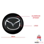 Mazda felni matrica szett - 56 mm-es, 3D kivitel
