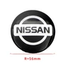 Nissan felni matrica szett - fekete - 56 mm-es, 3D kivitel