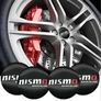 Nissan Nismo felni matrica szett - 56 mm-es, 3D kivitel