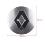 Renault felni matrica szett - ezüst 56 mm-es, 3D kivitel