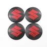 Suzuki felni matrica szett - fekete piros 56 mm-es, 3D kivitel