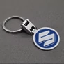 Suzuki fém kulcstartó - 3D kerek logó