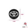 Toyota embléma, matrica kulcstartóhoz, 14 mm-es